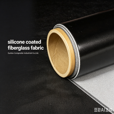 Silicone-gecoate glasvezelstof voor hoge temperatuurisolatie, brandwerend siliconen doek leverancier