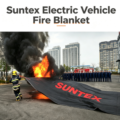 Suntex Elektrische Voertuig Branddeken Bevat Lithium Batterij Branden