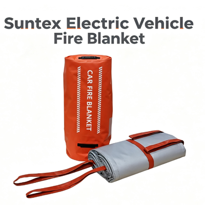 Suntex Elektrische Voertuig Branddeken Isoleert EV-autobranden Snel, Effectief en Veilig