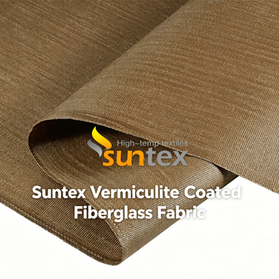 Two Sided Vermiculite Coated Fiberglass Fabric For Expansion Joints