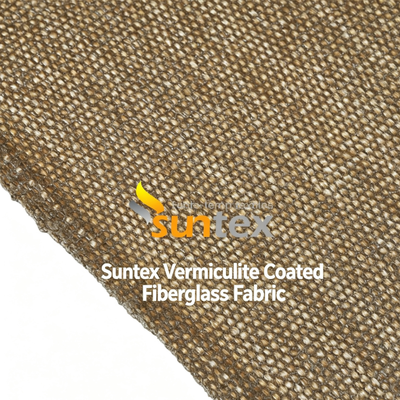 Two Sided Vermiculite Coated Fiberglass Fabric For Expansion Joints