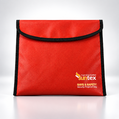 The Suntex fireproof and water-resistant document bag