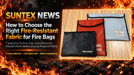 The Suntex fireproof and water-resistant document bag