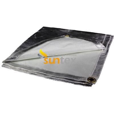 Fiberglass Welding Blanket, High Temperature Resistant Weld Spatter Protection Blanket