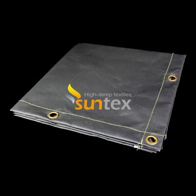 Fiberglass Welding Blanket, High Temperature Resistant Weld Spatter Protection Blanket