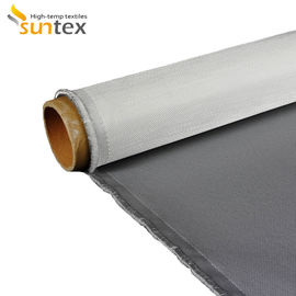 560 Doek van de het Silicone de Rubber Met een laag bedekte Glasvezel van G/sqm 0.43mm voor Branddeken