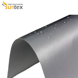 0.6mm Grey Aluminum Pigmented Fire Protective Fabrics (FPFs) Used In Fire And Smoke Curtains