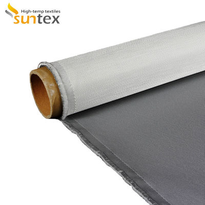 Heat-proof silicone treated fiberglass fabric with superb temperature tolerance