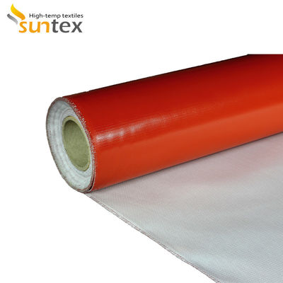 Steam Pipe Insulation Material: SUNTEX One Side Silicone-Coated Fiberglass Cloth