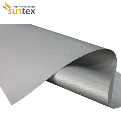 High Temperature Resistant Fireproof Silicone Coated Fiberglass Fabric with Anti-tear Properties for Industrial Insulation