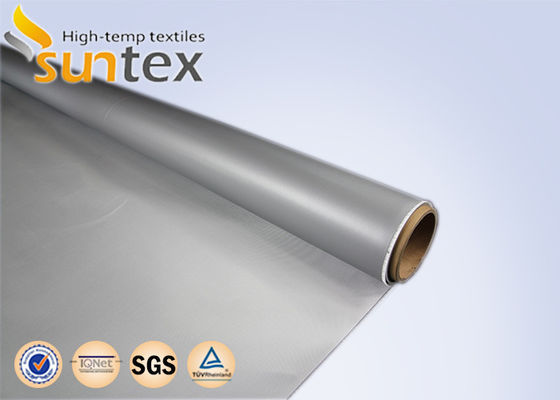 De aangepaste 0.4mm Stoffen van de Silicone Rubberelastomeer Met een laag bedekte Glasvezel